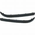 Front Bumper Trim Molding Strip For Bmw 325i 330i 2001 2002 2003 2004 2005 Driver And Passenger Side Pair Black Plastic 