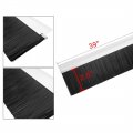 Uxcell Door Bottom Sweep H-shape Aluminum Alloy Base With 3 6-inch Black Nylon Brush 39-inch X 4 65-inch