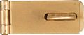 National Mfg N102-053 1-3 4-inch Dull Brass Safety Hasp Quantity 5 