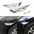Nslumo Front White Led Side Marker Lights For Honda Civic 10th Gen 2016-2021 Coupe Hatchback With 2pcs T10 Light Bulbs Oem