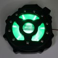 Motorcycle Black W Green Led Left Engine Stator Cover Guard For 2005-2008 Suzuk Gsxr1000 P N Mt049a-bk 