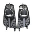 Secos 2pcs Lower Fog Light Grille Cover Front Bumper Driver Passenger For Audi A7 S-line S7 2012-2015 Replace 4g8807682c9b9 