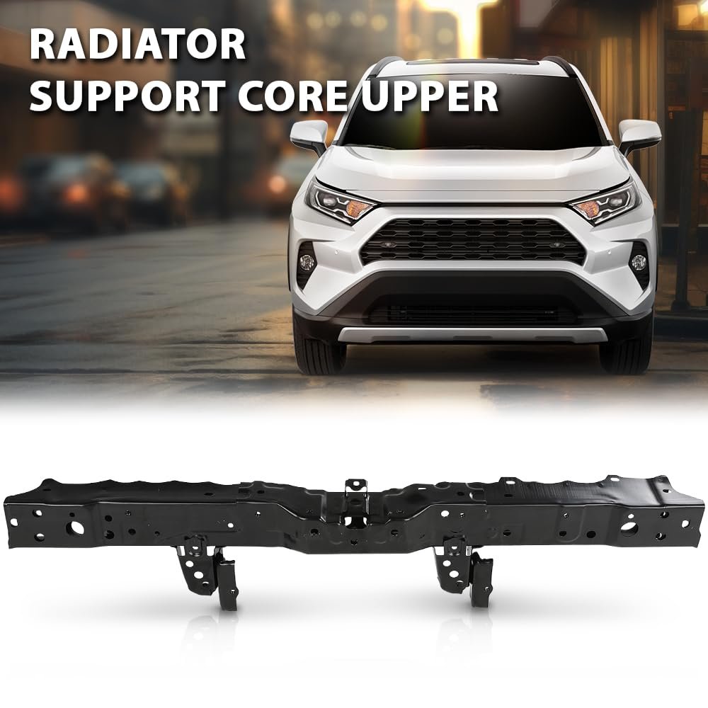 Radiator Support Core Upper For Toyota Rav4 2019 2024 Part Number 5320542906 To1225494 Black Iron Front End Structure