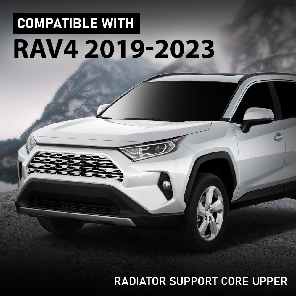 Radiator Support Core Upper For Toyota Rav4 2019 2024 Part Number 5320542906 To1225494 Black Iron Front End Structure