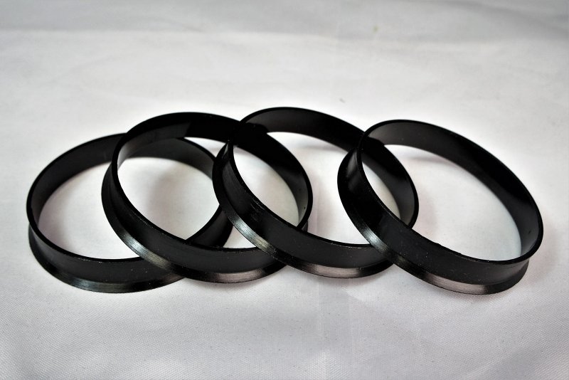 4 Pieces Polycarbonate Hub Centric Rings 72 6mm Wheel Bore To 66 9mm Factory 9 6 Rims