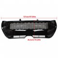 Waltyotur Black Front Bumper Upper Lower Grille Automotive Grilles Grill Set 2-pack Replacement For Corolla Se Xse Sedan 4-door