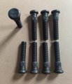 Wantone Racing 8pcs 9 16-18 Serrated Wheel Stud Bolts 610-563 3 0 In Uhl Replacement For 1977-1986 Chevrolet K30 Pickup Gmc K35