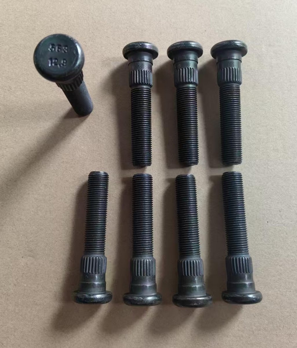 Wantone Racing 8pcs 9 16-18 Serrated Wheel Stud Bolts 610-563 3 0 In Uhl Replacement For 1977-1986 Chevrolet K30 Pickup Gmc K35