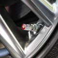 The Flash Lightning Bolt Logo Tire Rim Wheel Aluminum Valve Stem Caps