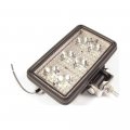 Rectangular 6 Led Waterproof High Power Work Light Trapezoid Beam Pattern Die Cast Aluminum Housing F235301 9v To 32v Dc 5 6in 