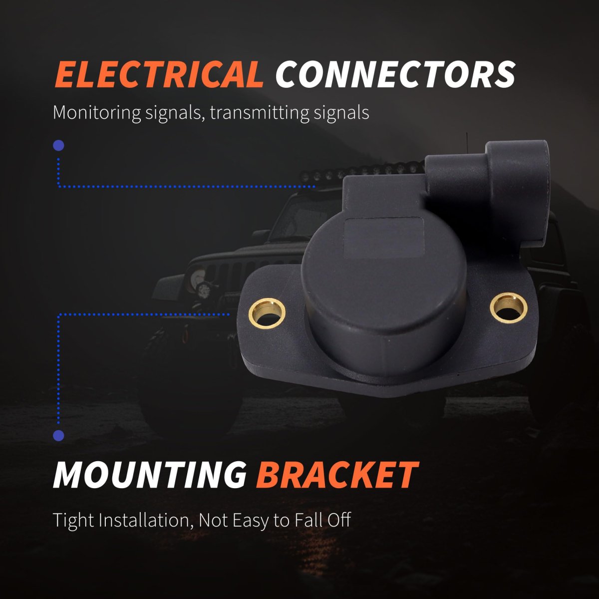 Mc1414 Throttle Position Sensor Tps For Harley Davidson Softail Deuce Efi Fxstdi 2001 2005 Replaces 7701204055 Road Glide