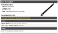 Lower Intermediate Steering Shaft Compatible With 2001-2010 Chevy Silverado 2500 Hd
