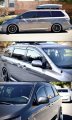 Premium Black Trim Clip-on Window Visor Rain Guard Deflector Compatible With 2011-2020 Toyota Sienna