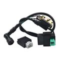 Zxtdr Ignition Coil Cdi Regulator Rectifier Starter Relay Solenoid Kit For 50 70 90 110 125cc Atv Quad Scooter 