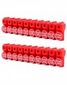 Magnetic Peg Hook Stop Lock 200 Pcs 1 4 Plastic Red Locks Pegboard Organizer For Retail Store And Shopping Center 