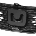 Ho1200201 Factory Style Front Bumper Grill Grille Assembly Compatible With Honda Fit Base Dx Lx 2009-2014 Textured Matte Black