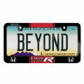 Ipick Image Made For Honda Civic Type R Red Racing Stripe Black Metal License Plate Frame