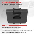 Auto Dynasty Oe Style Matte Black Front Seat Center Console Cup Holder Insert Divider Replacement For Subaru Outback Legacy