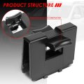 Auto Dynasty Oe Style Matte Black Front Seat Center Console Cup Holder Insert Divider Replacement For Subaru Outback Legacy
