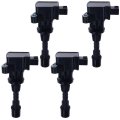 Set Of 4 Ignition Coil Packs Replacement For Mazda 5 2006-2007 L4 2 3l Replace Lfb618100a 