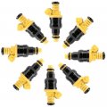 Ocpty 8pcs 4 Holes Fuel Injector Fit Ford F-150 For Bronco Crown Victoria E-150 E-350 Club Wagon For Econoline Super Duty