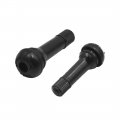 Uxcell 20pcs Tr414 Black Car Tubeless Vacuum Snap-in Tire Tyre Valve Stem W Dust Cap