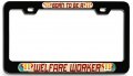Born To Be A Welfare Worker 3d Metal License Plate Frame Heavy Duty Steel Auto Suv Truck Tag Holder 12 In X 6 Universal Fit 