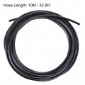 Uxcell Pneumatic 6mm Od Pu Air Hose Pipe Tube Kit 10m Black With Push To Connect Fittings