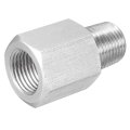 Pipe Fitting Reducer Adapter 1 8 Npt Male To G Female Stainless Steel For Water Oil Air Pressure Gauge 