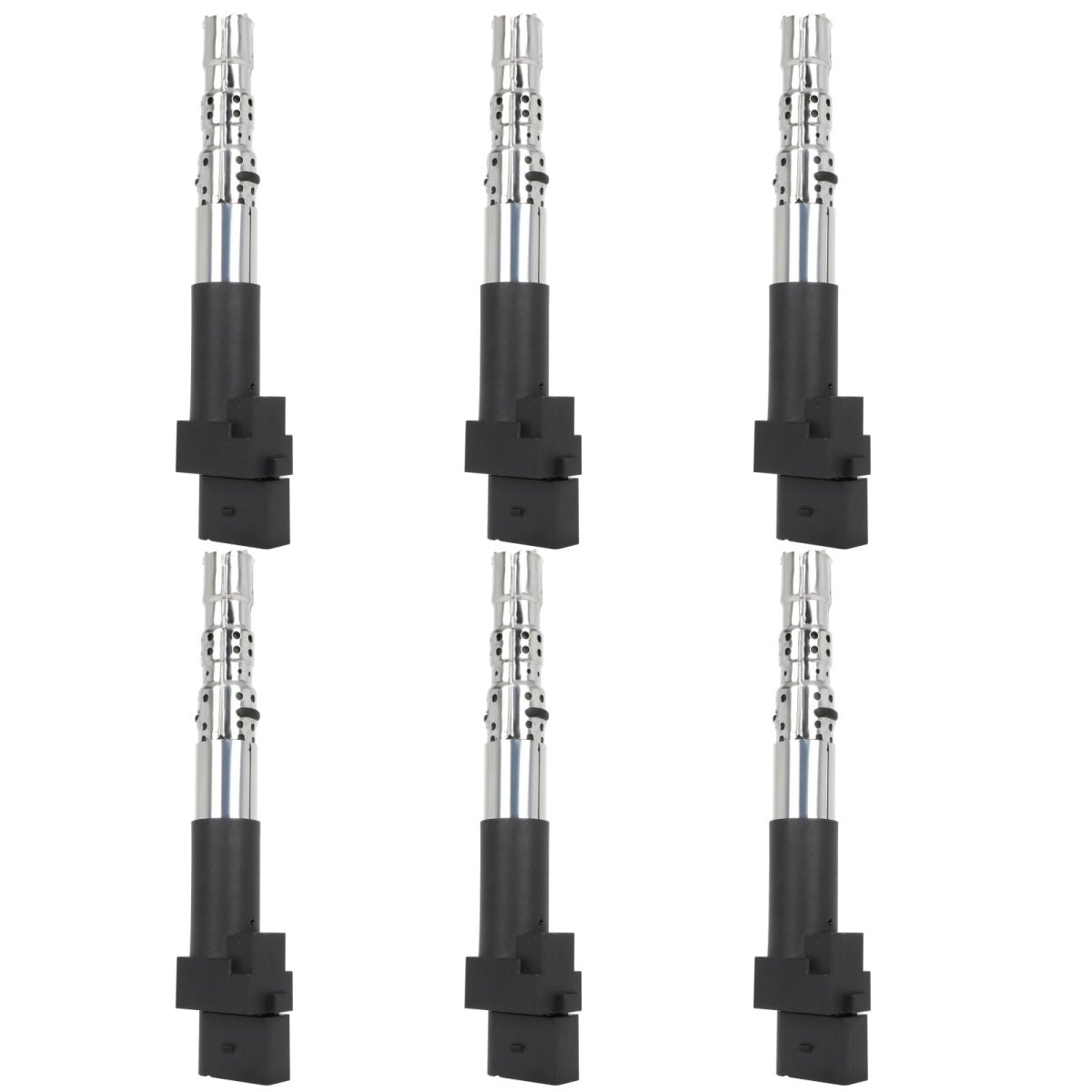 Set Of 6 Ignition Coil Pack Compatible For Volkswagen Golf 2 8l 2002-2005