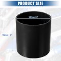 Uxcell 5 Id 6 Length 4-ply Reinforced High Temp Straight Coupler Silicone Reducer Hose Black For Car Intercooler Intake Piping