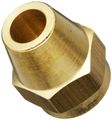 Weatherhead 1361x4 Air Brake Tubing Nut 1 4 In Tube Od Brass Female Compression Copper Sae And Dot Standards 150 Psi 