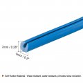 Uxcell U Channel Edge Trim 6 5ft Length Rubber Guard Seal Strip Protector Fit For 1-2mm 13 64 W X 9 32 H Teal Blue