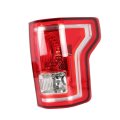 Tail Light Brake Replacement For F150 2015 2017 Passenger Side Rear Outer Lamp Assembly Fl3z13404a Red Lens Chrome Housing 