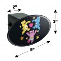 Care Bears Unlock The Magic Funshine Grumpy And Cheer Oval Tow Trailer Hitch Cover Plug Insert