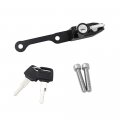 Guaimi Motorcycle Helmet Lock Anti-theft Security For Daytona 675 2006-2012 -black