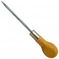 Toolusa 2 Pack 4 Scriber Set 7 17 8 Cm Overall Rounded Wooden Handle Stainless Steel Precision Marking Puncturing Workshop 