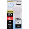 Feit Electric Led A19 Medium Base Light Bulb 60w Equivalent 10 Year Life 800 Lumen 3500k Neutral White Non-dimmable 1-pack