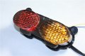 Hongk- Led Tail Light Compatible With Kawasaki Ninja Zx-6r Zx600 Zx-9r Zx900 Zr-7s Zzr600 Smoke B01bn0mt72