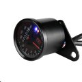 Motorcycle Speedometer Odometer Dc12v Dual Digital Gauge For Atv Shockproof Abs Iron Housing With Led Backlight High Accuracy