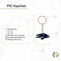 Desert Cactus University Of Nevada Reno Pvc Keychain Unr Wolf Pack Bag Tag Backpack Car Gift Souvenir Key Ring Pvc A