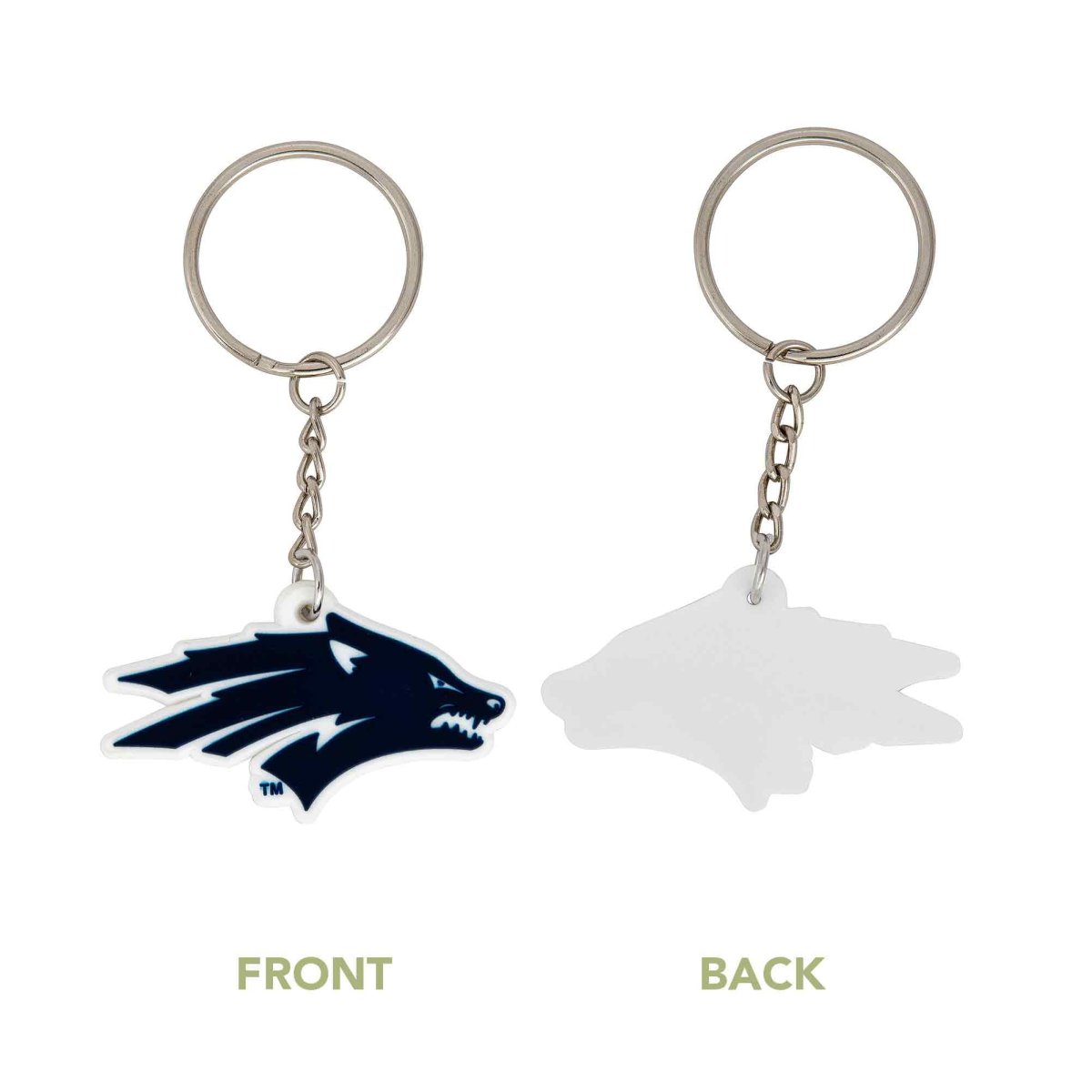 Desert Cactus University Of Nevada Reno Pvc Keychain Unr Wolf Pack Bag Tag Backpack Car Gift Souvenir Key Ring Pvc A