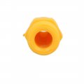 Uxcell 1 4pt Male Inlet 65 Degree Standard Flat Fan Spray Tip Yellow 5pcs
