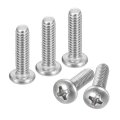 8-32x5 8 Pan Head Machine Screws 304 Stainless Steel Screw Phillips Drive Fully Threaded Bright Finish Pack Of 10 