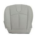 Front Driver Side Bottom Replacement Seat Cover Gray Microfiber Leather For Infiniti G37 2008 2009 2010 2012 2013 Fits Power 