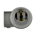 Back Up Light Socket Ford Thunderbird 2002 2003 2004 2005 Metal Grey Pin Type Male Terminal Replacement For 1l3z13411ca 