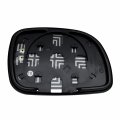 Driver Left Side Mirror Glass Assembly With Plastic Back Plate Heated Compatible Town Country Caravan Grand Voyager
