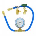 Actecmax Wisepick R290 And R600a Charging Hose Gauge Set With 1 2 Acme Can Tap 