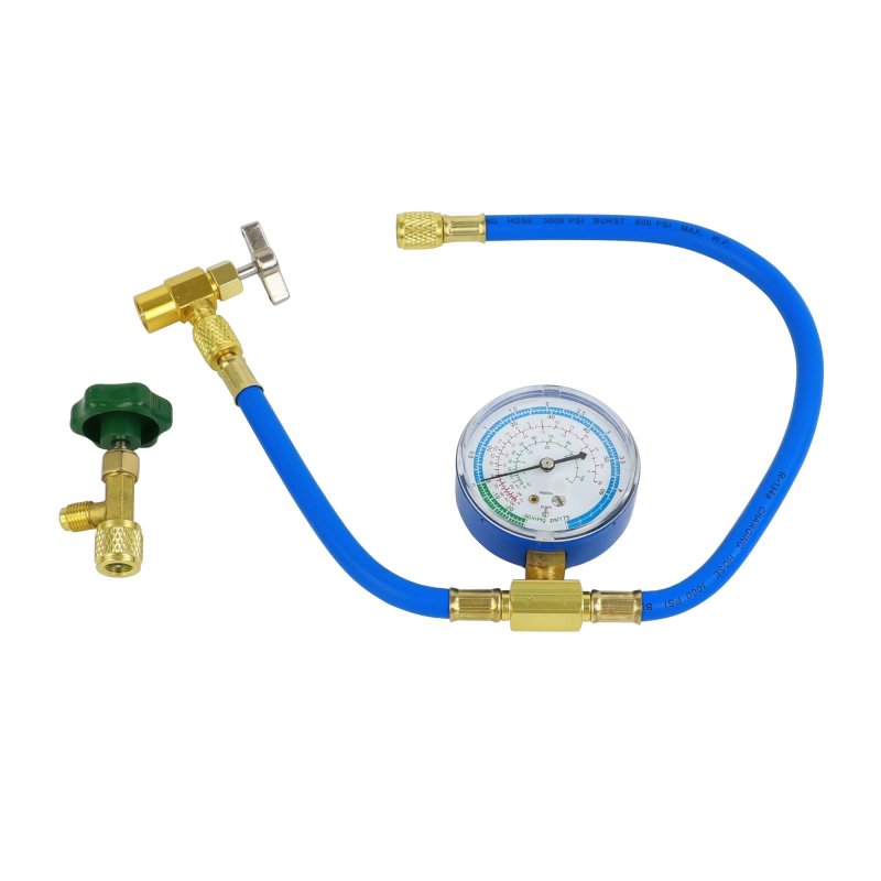Actecmax Wisepick R290 And R600a Charging Hose Gauge Set With 1 2 Acme Can Tap