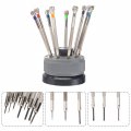 Balacoo 9pcs Watch Band Screwdriver Watchmakers Tools Mini Eyeglass Repairs Flat Blade Watchmaker Screwdriver Small To Rotate